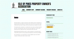 Desktop Screenshot of isleofpines.org