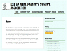 Tablet Screenshot of isleofpines.org